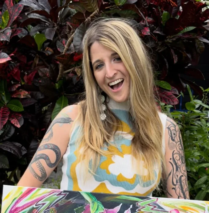 Molly Gardner, artist at Passage Gallery