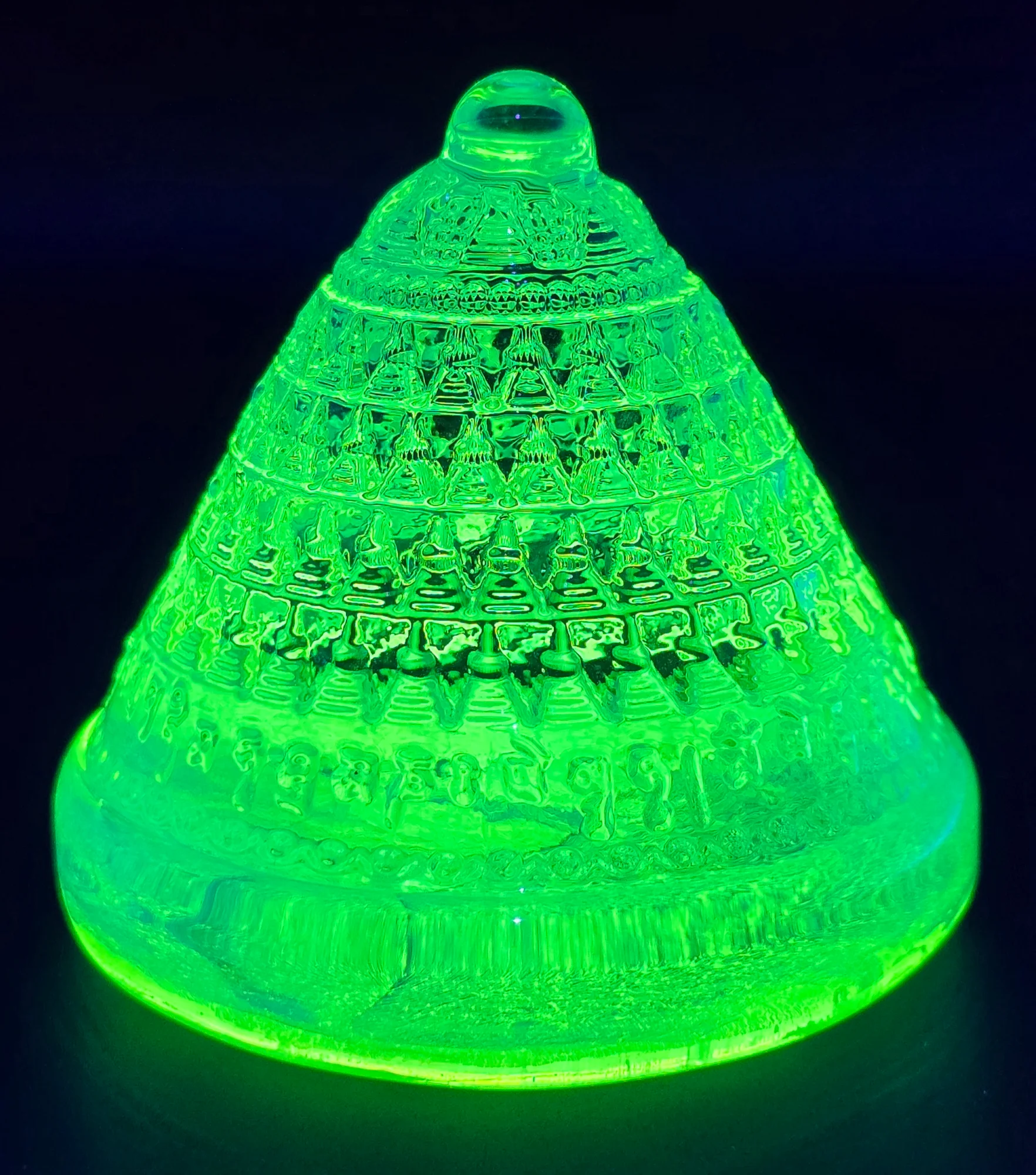 Lucent Stupa — Borosilicate Glass by Jared Omas / KRO Glass