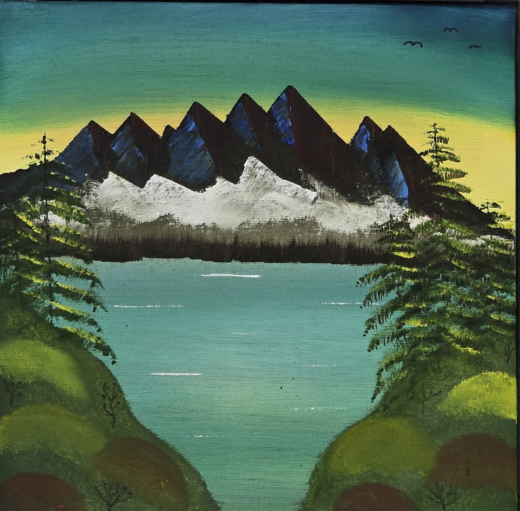 Mountains of America — Oil/Canvas by Mitchell Sylvain