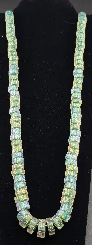 Blue/green beads