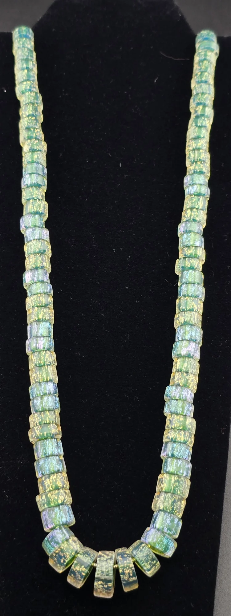 Blue/green beads