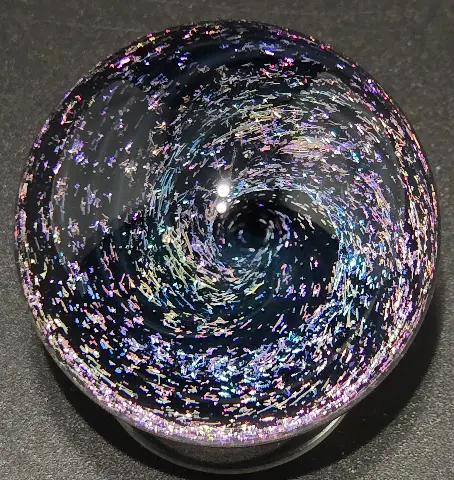 Iridescent rainbow dichro vortex