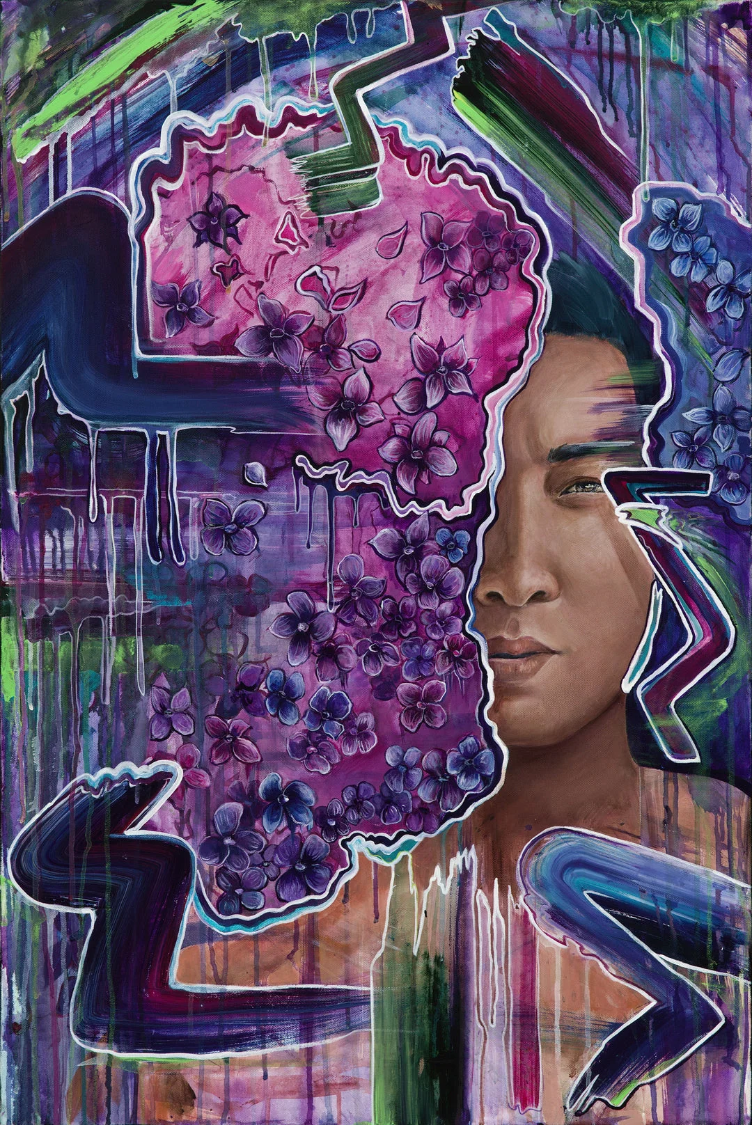 Who I Once Was — acrylic on canvas by Molly Gardner