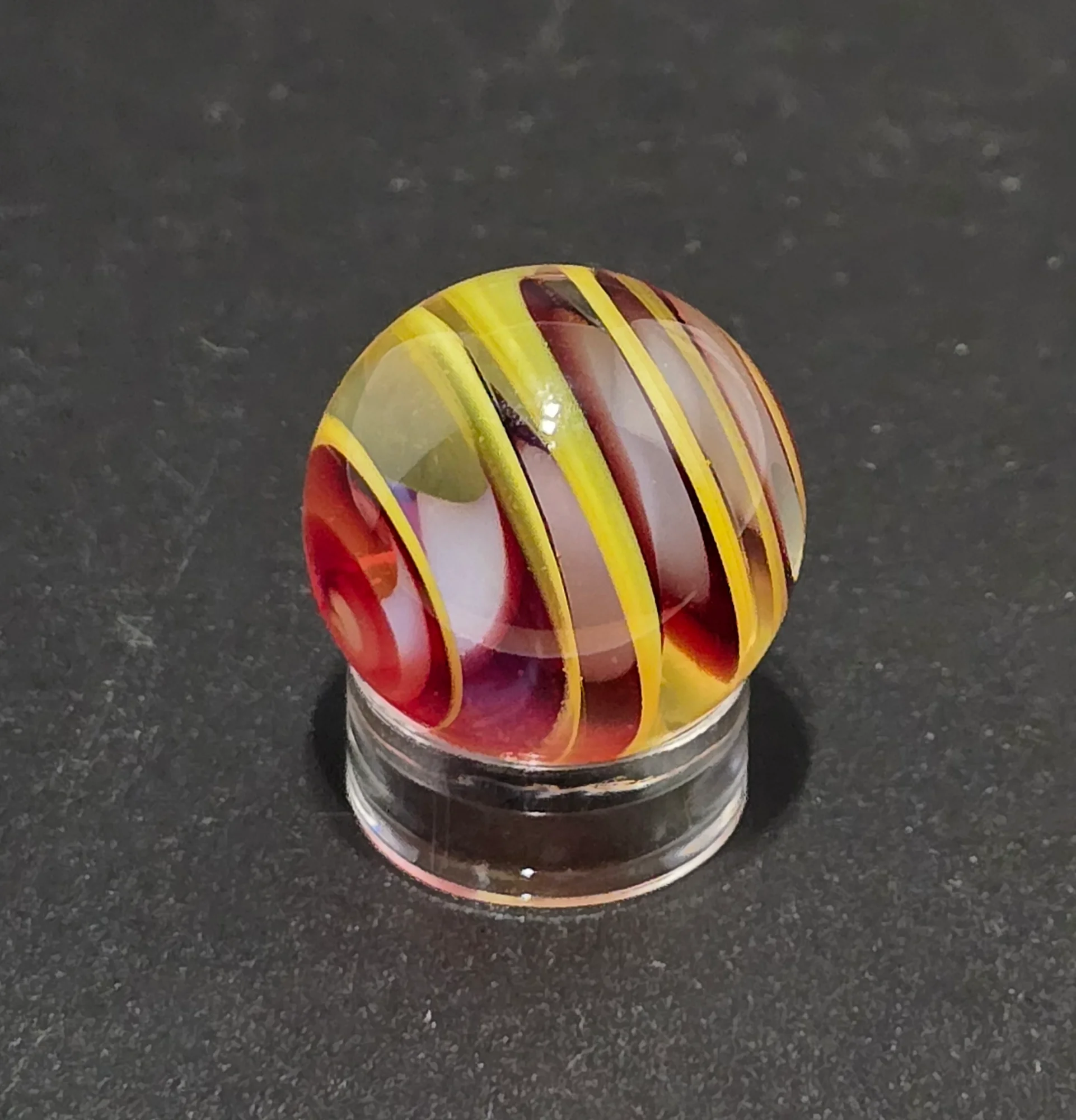 Fire Coil by Jared Omas, hand-blown glass from Passage Gallery in Pagosa Springs