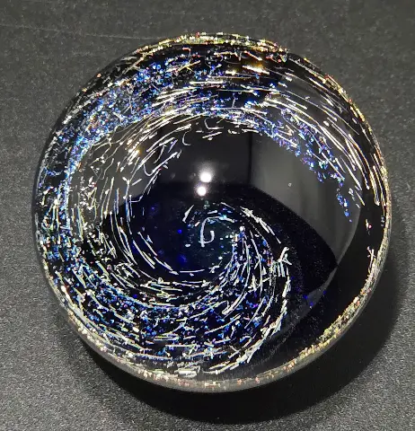 Blue and gold vortex