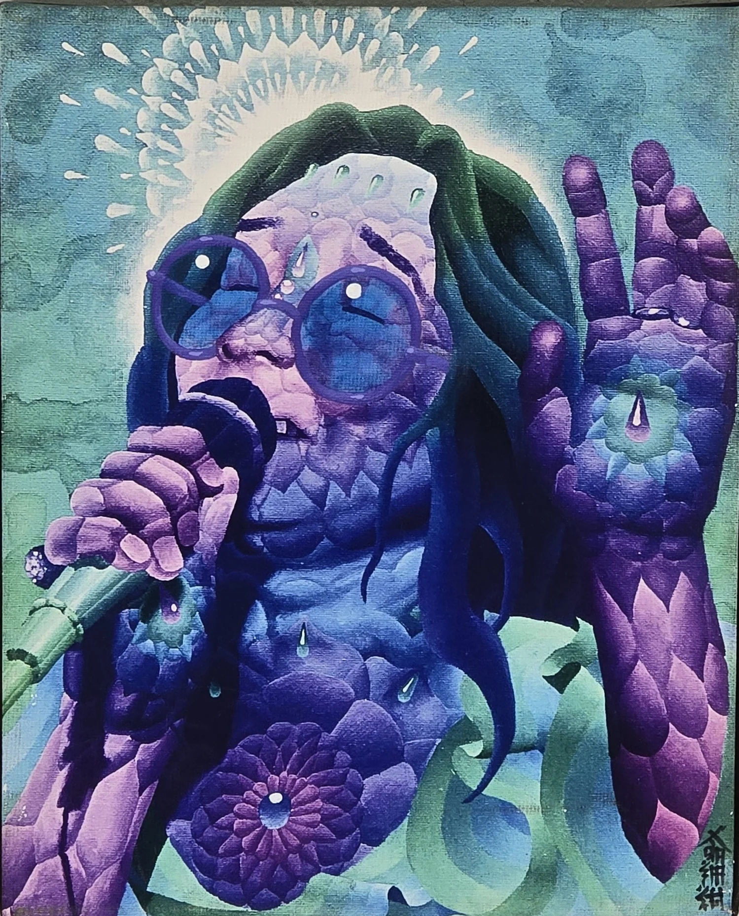 Janis Joplin — Canvas by Dylan Thomas Brooks