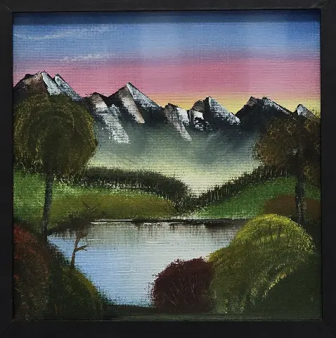 Romen Pond — Oil/Canvas by Mitchell Sylvain