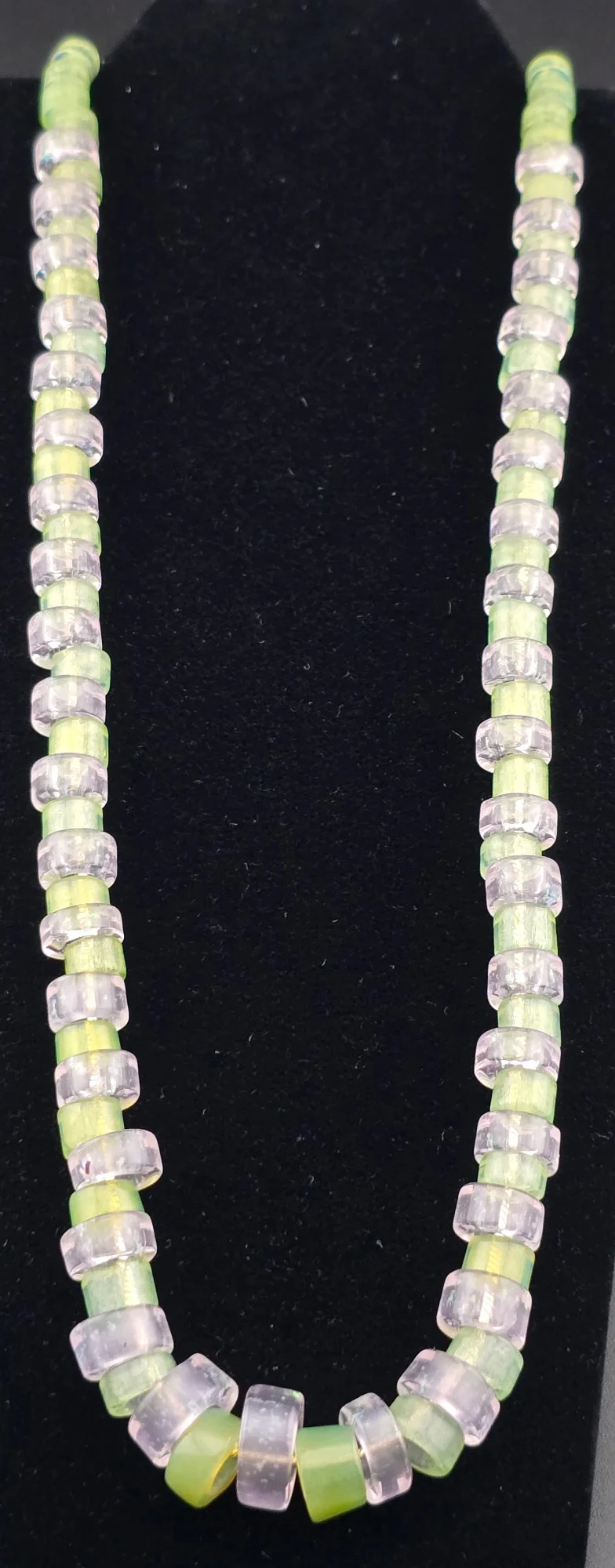 Green/Pink opal beads