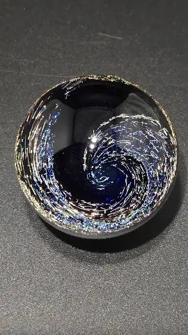 Blue and gold vortex — view 2