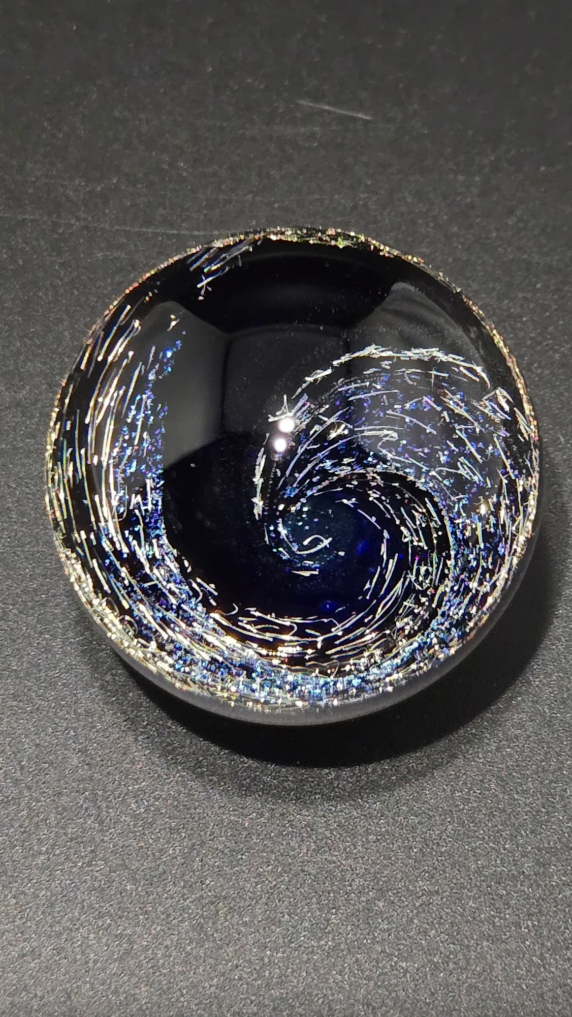 Blue and gold vortex