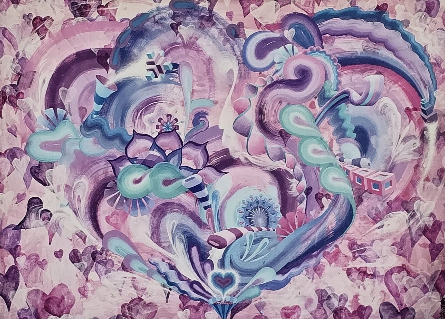 Much Love — Canvas by Dylan Thomas Brooks