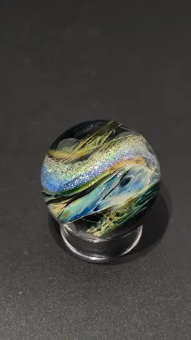 Shifting Tides by Jared Omas, hand-blown glass from Passage Gallery in Pagosa Springs